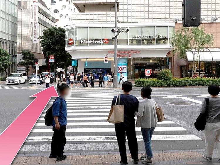 銀座二丁目院有楽町駅ルート04