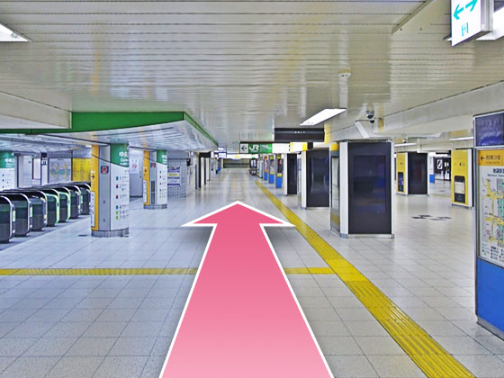 東京中央美容外科池袋駅前院JRルート02