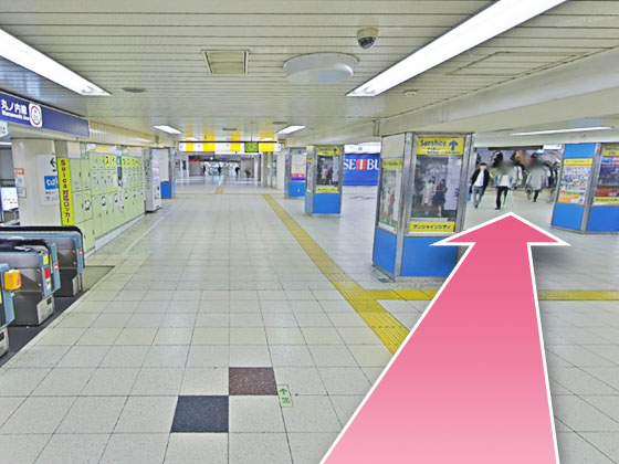 東京中央美容外科池袋駅前院JRルート03
