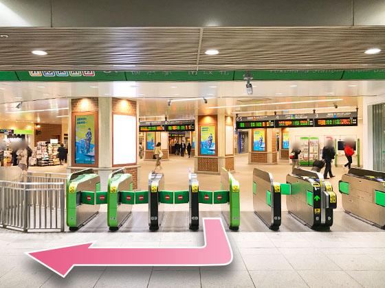東京中央美容外科横浜駅前院JRルート01