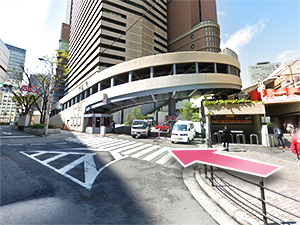 東京中央美容外科梅田大阪駅前院大阪梅田駅ルート03