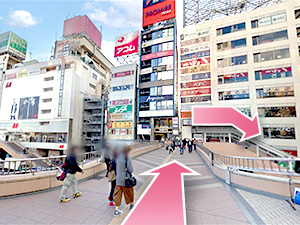 東京中央美容外科仙台広瀬通院JR仙台駅ルート05