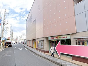 東京中央美容外科千葉東口院 京成電鉄千葉中央駅ルート02