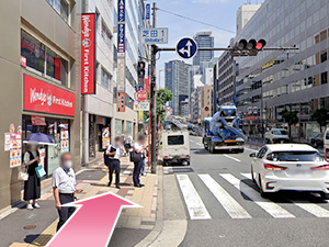 東京中央美容外科大阪阪急梅田駅前院 御堂筋線ルート07